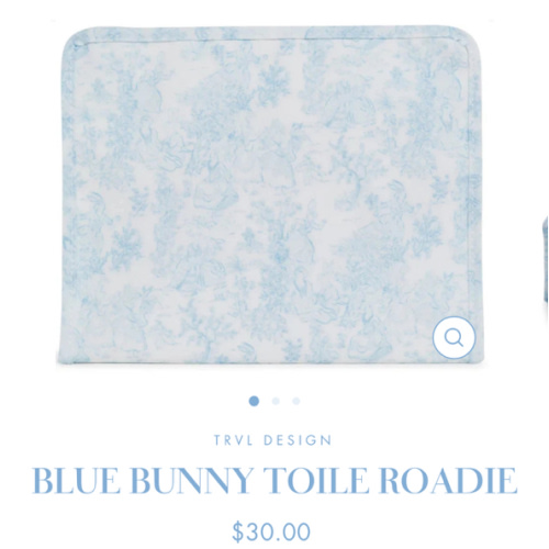 Blue Bunny Toile Roadie