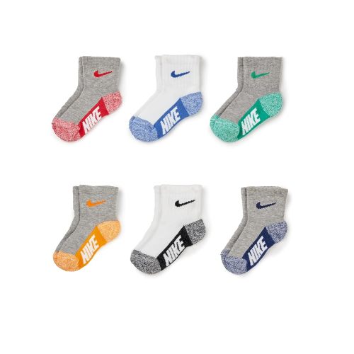 Amazon.com: Nike Baby 6-Pack Performance Socks : Clothing, Shoes & Jewelry