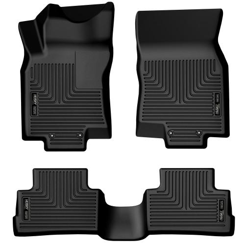 Husky Liners WeatherBeater Front & Second Seat Floor Liners - 3 Piece