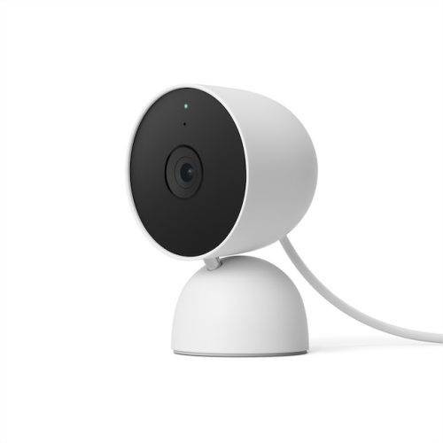 Google Nest Cam - Indoor Wired Home Security Camera - Smart Security Camera in Snow GA01998-US at Lowes.com
