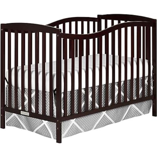 Chelsea 5-In-1 Convertible Crib In Espresso, JPMA Certified