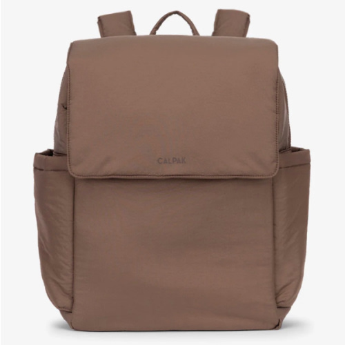 Diaper Backpack with Laptop Sleeve - HAZELNUT