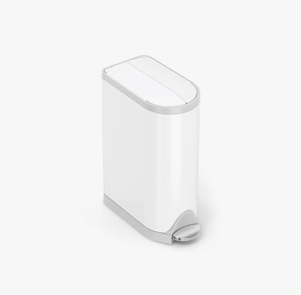 Diaper Can 18L - Simple human (white)