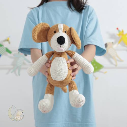 Handmade Crochet Dog, Personalized Stuffed Animals, Baby Shower Gifts, Newborn Gifts, Custom Stuffed Animals, Stuffed Animal, Keepsake