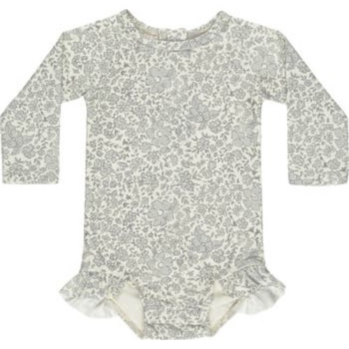 Olivia One-Piece Rashguard Swimsuit, 0-3M
