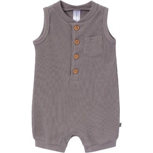 Modern Moments™ By Gerber Baby Boys' Sleeveless Romper, Medium Grey, 0-3 Months
