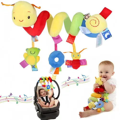 Interesting Infant Car Seat Toy Spiral Activity Bee Design with - TikTok Shop