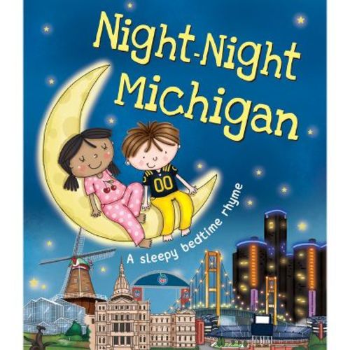 Night-Night Michigan - by Katherine Sully (Board Book)