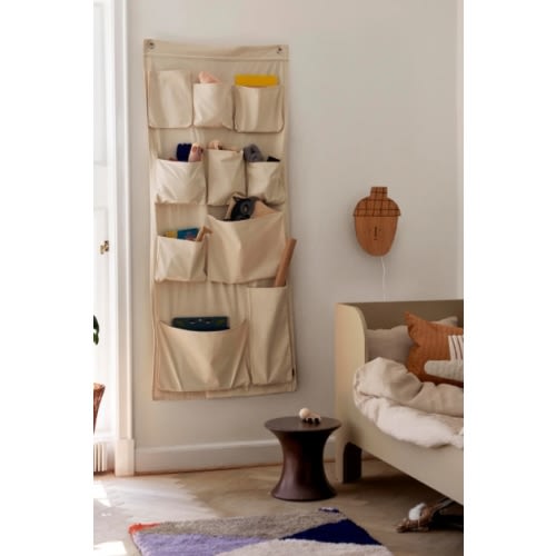 Canvas XL Wall Pockets - Off-white | ferm LIVING – Ferm Living