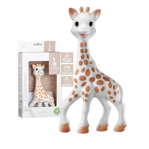 Sophie la girafe | Handcrafted for 60 Years in France | Natural Rubber | Designed for Teething Babies | Awaken All 5 Senses | Easy to Clean