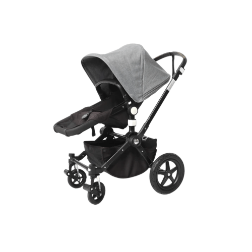 Bugaboo Cameleon3 Stroller, 2018, Black, Grey Melange, Grey Melange