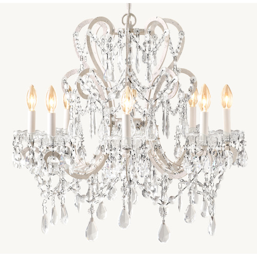 Manor Court Crystal 8-Arm Chandelier | RH Baby & Child
