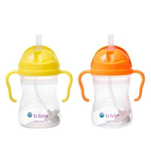 b.box Sippy Cup with Weighted Straw (2-pack)