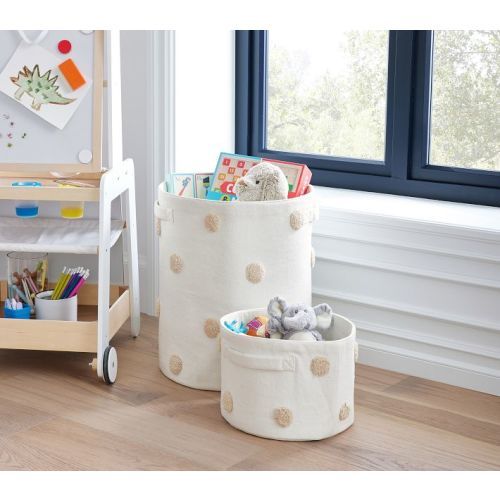 Embroidered Dot Hamper