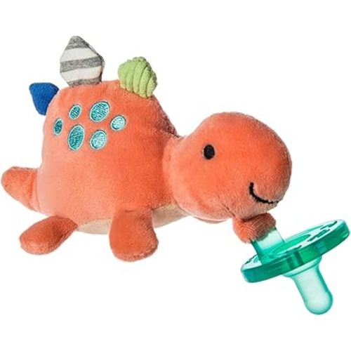 Mary Meyer WubbaNub Infant Pacifier, 6-Inches, Pebblesaurus Dinosaur