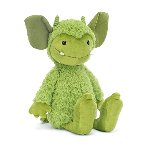 Jellycat Grizzo Gremlin Stuffed Animal, 12 inches | Monster Plush Toy | Classic Children's Gift | Halloween Plush