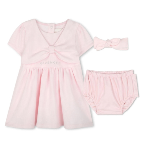 Givenchy Cotton Dress, Bloomer, and Headband Set | size: 12 M