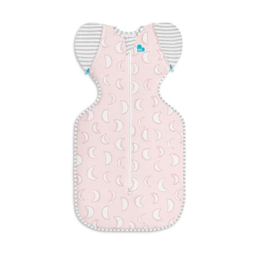 Love to Dream Swaddle Up Transition Swaddle, Patented Zip-Off Wings, Gently Help Baby Transition from Being Swaddled to Arms Free When Showing Signs of Rolling, 1.0 TOG, 19-24 lbs, Dusty Pink Eclipse