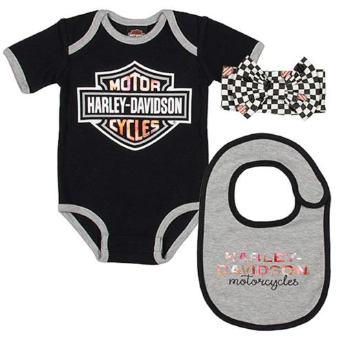Harley-Davidson Girl Onesie Set | Mercari