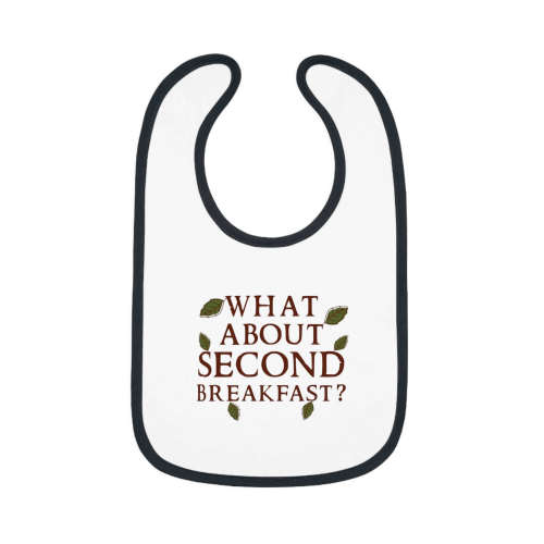 LOTR Baby Bib What About Second Breafkast