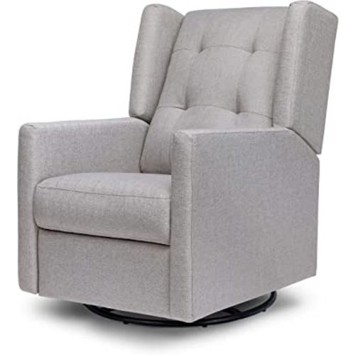 DaVinci Maddox Recliner and Swivel Glider in Misty Grey, Greenguard Gold & CertiPUR-US Certified