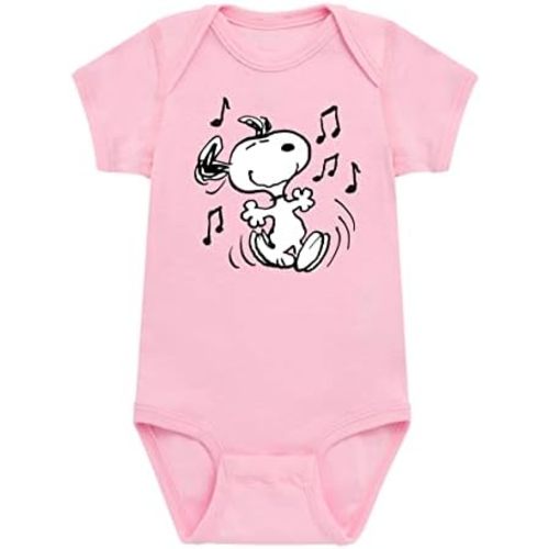 HYBRID APPAREL - Peanuts - Snoopy Dancing Happily - Infant Baby One Piece
