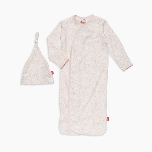 Magnetic Me Modal Gown With Hat Set - Bedford Floral, Newborn-3 Months