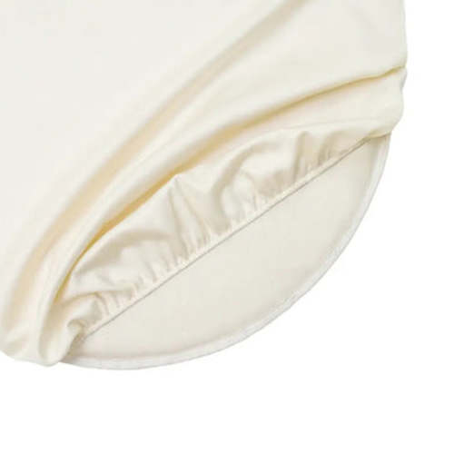 Organic Cotton Oval Crib Sheet - Ivory