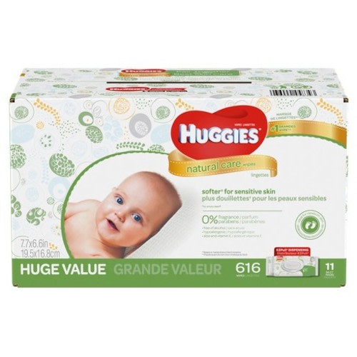 Huggies® Natural Care Baby Wipes Case - 616 ct
