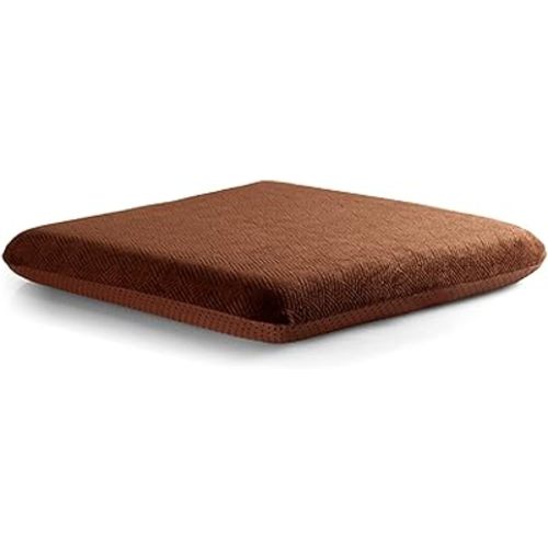 Sigmat Recliner Cushion for Elderly with Memory Foam 20x20x3 Inches Large Square Seat Cushion for Recliner Chair, Floor Pillow, Truck Seat Cushion Coffee