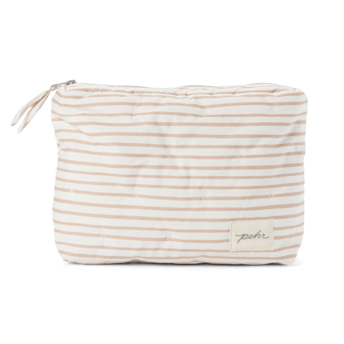 On The Go Pouch - Stripes Away Rose Pink