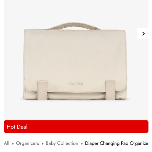 Diaper Changing Pad Organizer