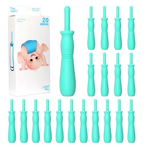 Gas and Colic Reliever for Babies, 20 Count Natural Solution Effective Instant Constipation Gas Relief for Babies Boys Girls Colic and Gas Relief, Green