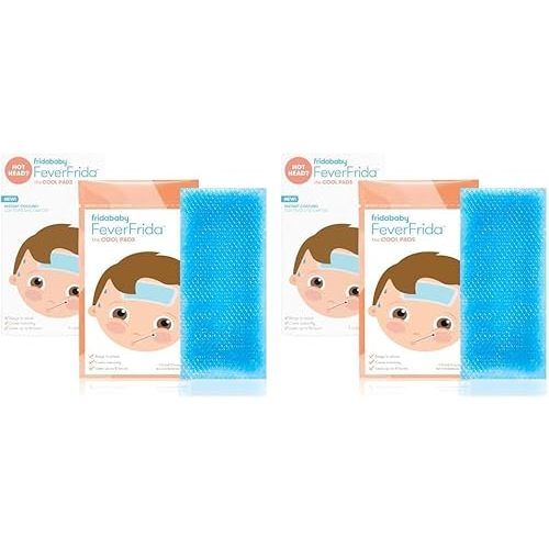 Frida Baby Cool Pads for Kids Fever discomfort by fridababy, 5 Count (Pack of 2)