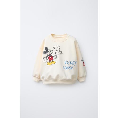 MICKEY MOUSE © DISNEY SWEATSHIRT - Ecru | ZARA United States