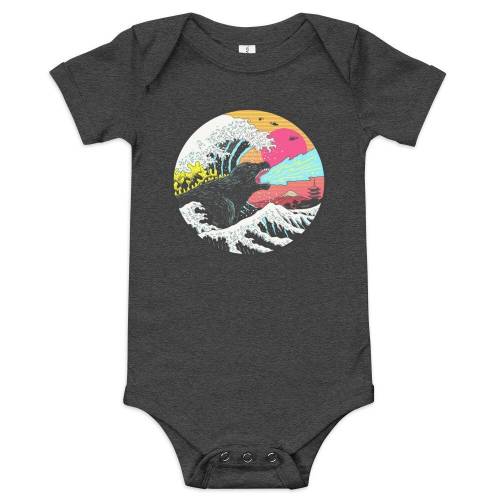 Godzilla baby bodysuit