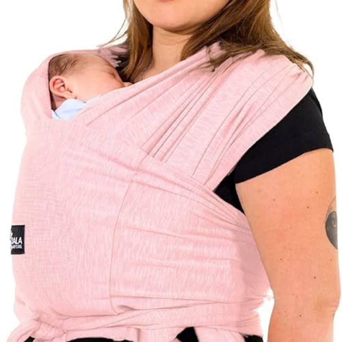 Koala Babycare Baby Carrier Wrap, Easy to Wear As a T-Shirt - Original Baby Carrier Newborn to Toddler - Sling One Size Fits All - Baby Wraps Carrier Up to 22lbs