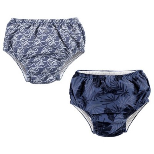 Hudson Baby Infant Boy Swim Diapers, Tropical, 6-12 Months
