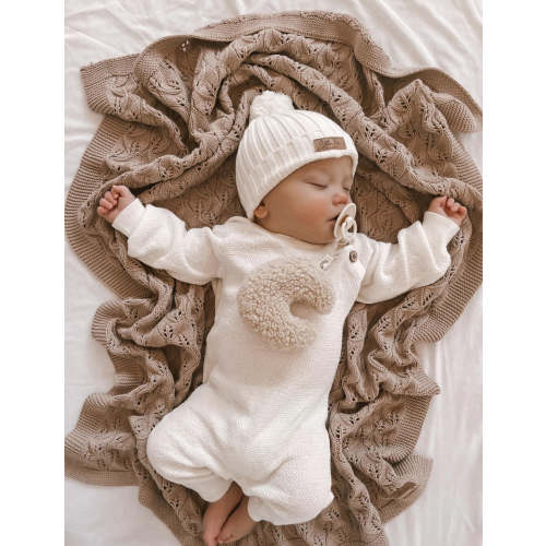 Little B's Snap Up Jumpsuit - Milk