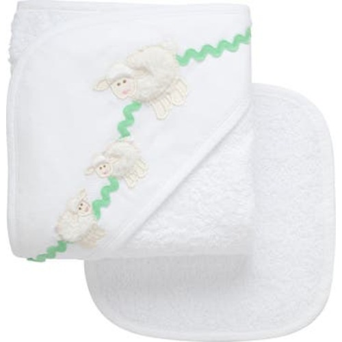 Playful Pals Hooded Towel & Washcloth Set
