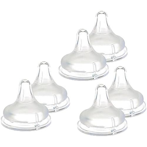 Lansinoh NaturalWave Slow-Flow Nipples, 6 Pack