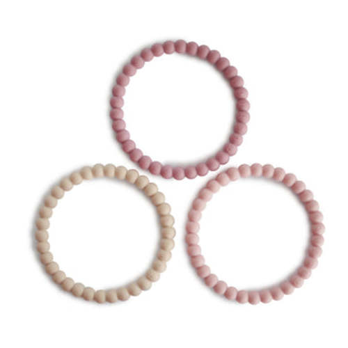 Mushie Baby Pearl Teether Bracelet