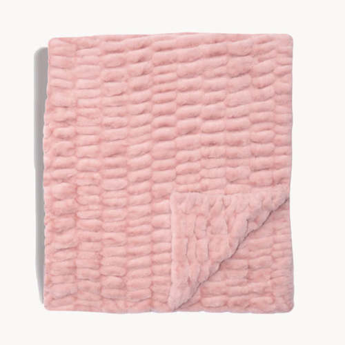 Blush Pink Blanket | Rosewater | Lola Blankets