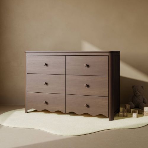 Storkcraft Casablanca 6-Drawer Double Dresser - Hazelnut