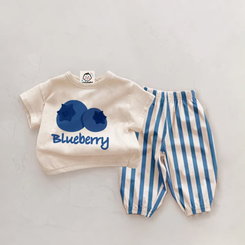 BLUEBERRY Baby 2-Piece Stripe Pants Set