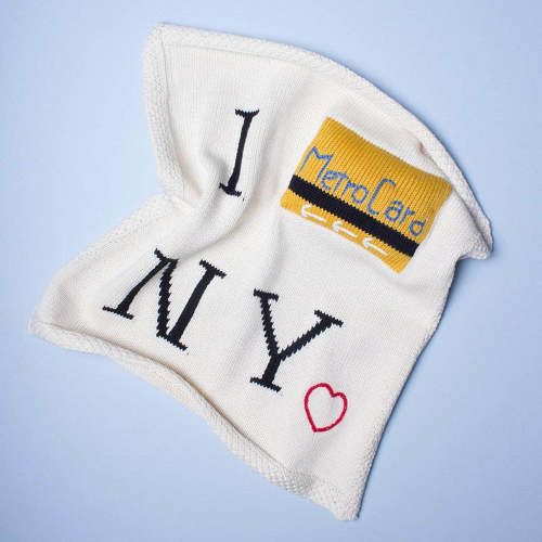 Organic Metrocard Lovey or Baby Security Blanket | Estella