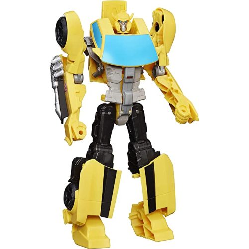 Transformers Toys Heroic Bumblebee Action Figure - Timeless Large-Scale Figure, Changes into Yellow Toy Car, 11" (Amazon Exclusive)