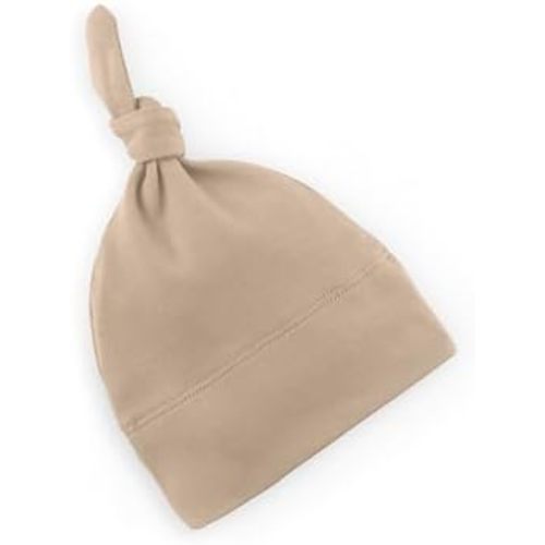 Colored Organics Baby Organic Cotton Knotted Hat - Infant Knit Cap - Newborn Boys and Girls