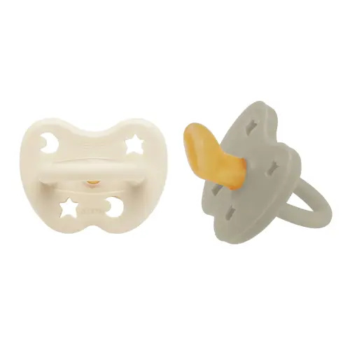 Natural Rubber Pacifier ORTHODONTIC Newborn 0+ Months Two-Pack - Orthodontic 0-3 months