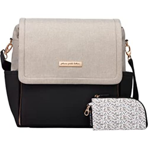 Petunia Pickle Bottom Boxy Backpack | Diaper Bag | Diaper Bag Backpack for Parents | Top-Selling Stylish Baby Bag | Sophisticated and Spacious Backpack for On The Go Moms | Sand/Black
